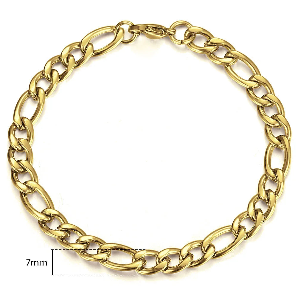 Classic Figaro Link Chain Bracelet