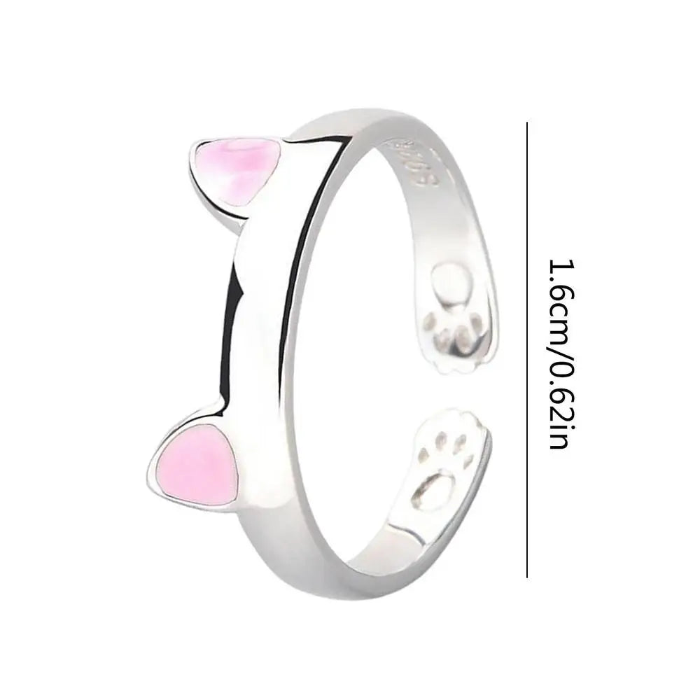 Adjustable Cat Paw Ring
