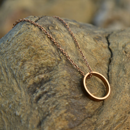 Custom Ring Pendant Necklace