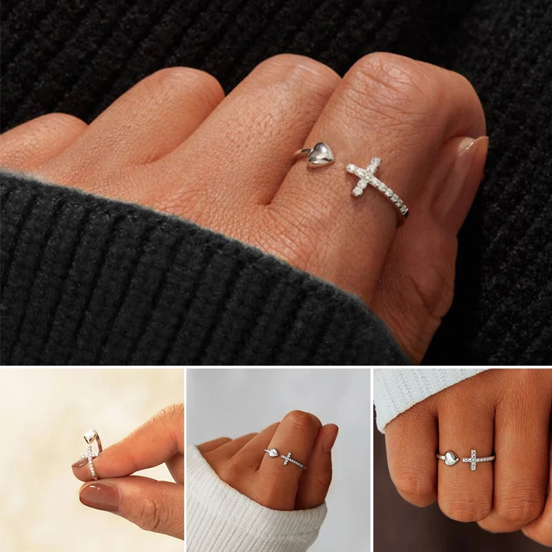 "To My Daughter" Adjustable Ring – Inspirational Alloy Jewelry Gift