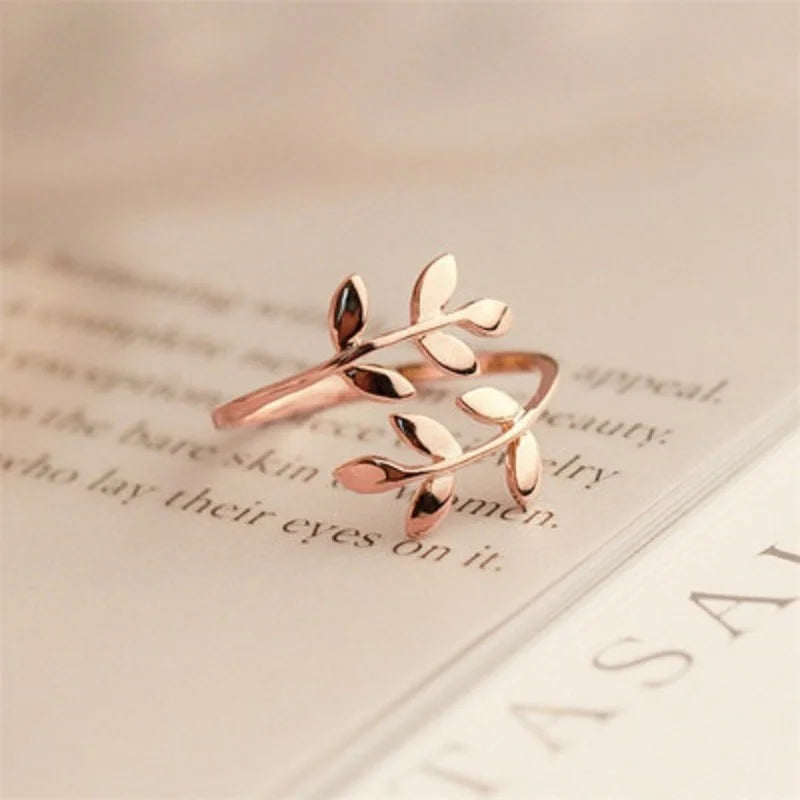 Women's Open Leaf Ring