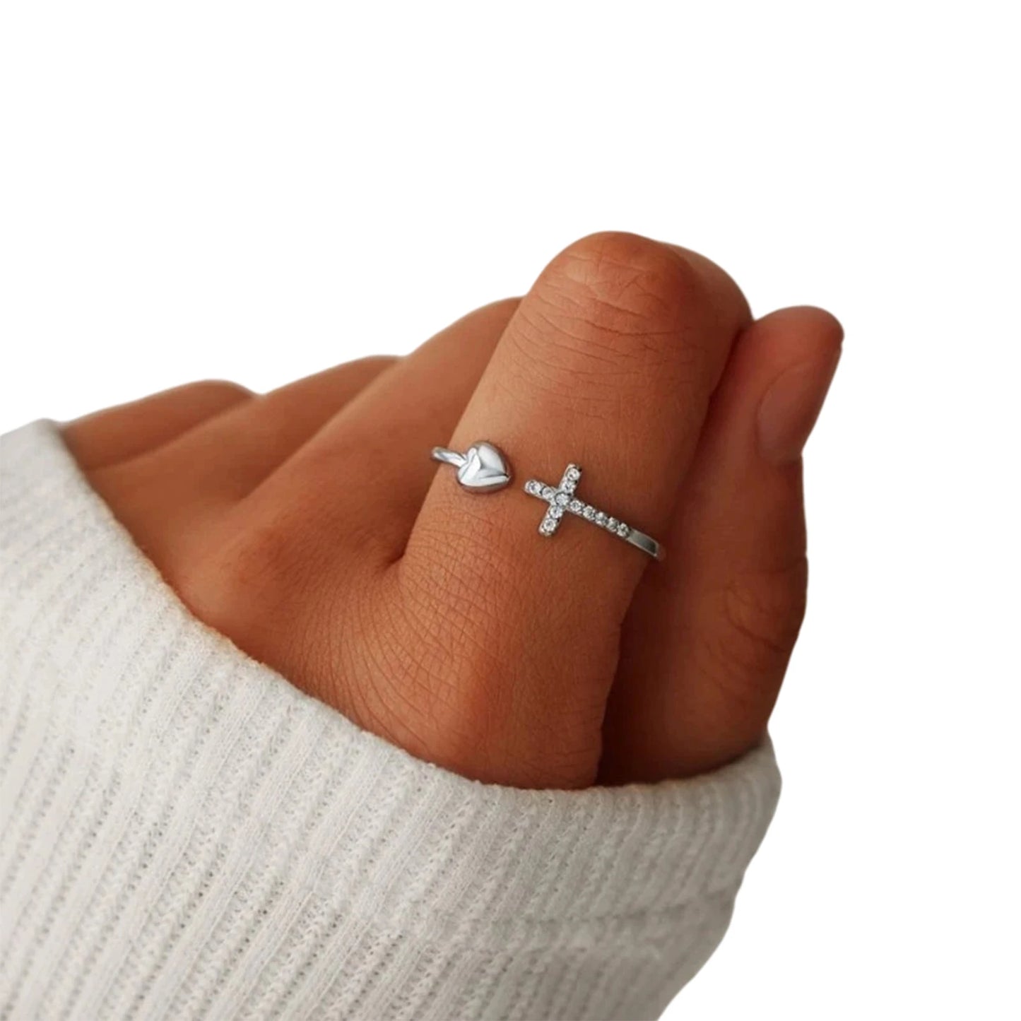 "To My Daughter" Adjustable Ring – Inspirational Alloy Jewelry Gift