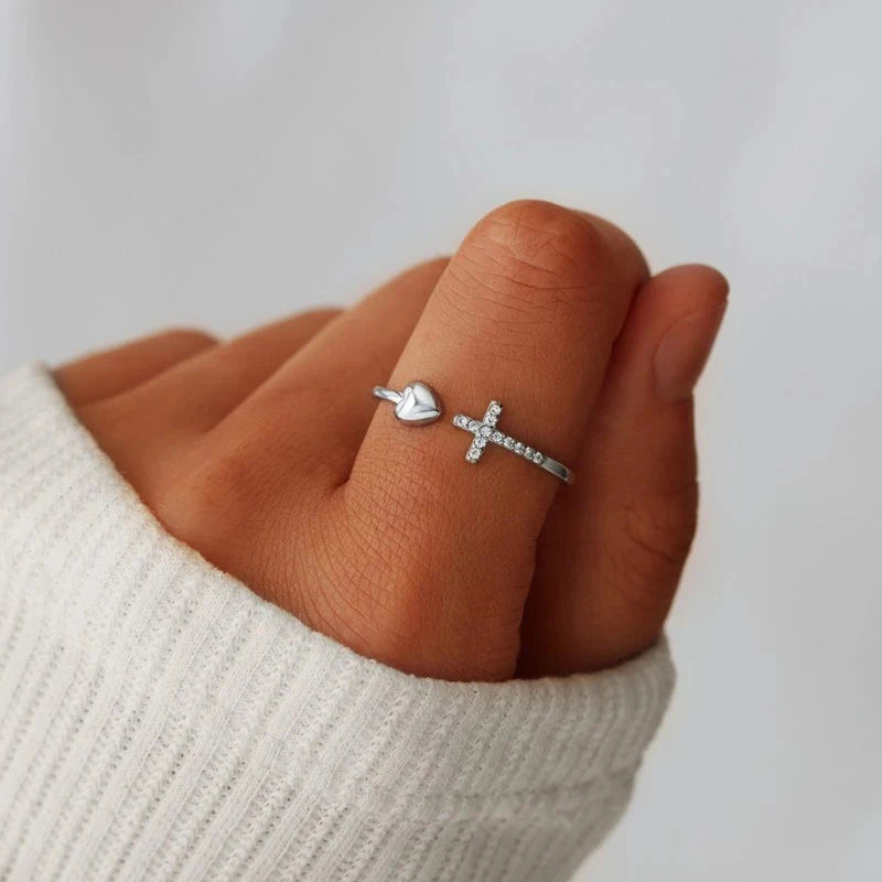 "To My Daughter" Adjustable Ring – Inspirational Alloy Jewelry Gift