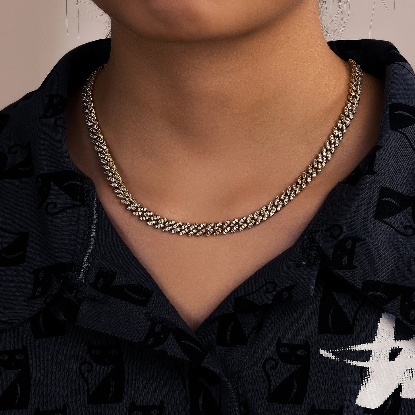 6mm/8mm Miami Cuban Chain Necklace