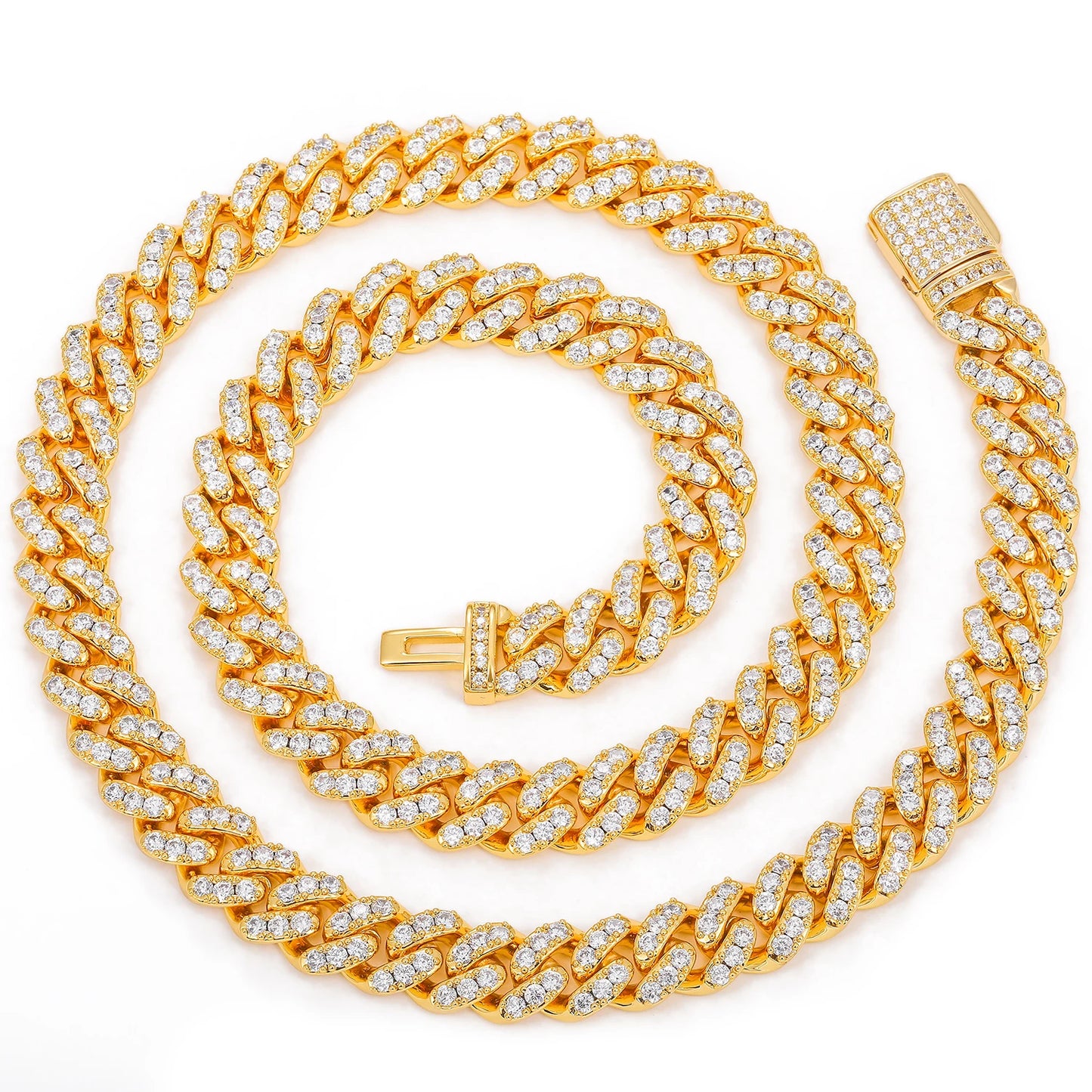 6mm/8mm Miami Cuban Chain Necklace