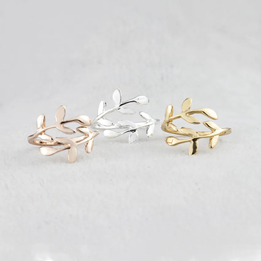 Women's Open Leaf Ring