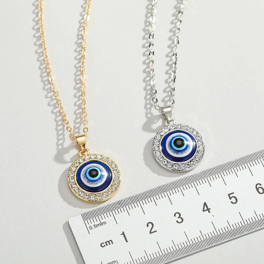 Turkish Evil Eye Pendant Necklace