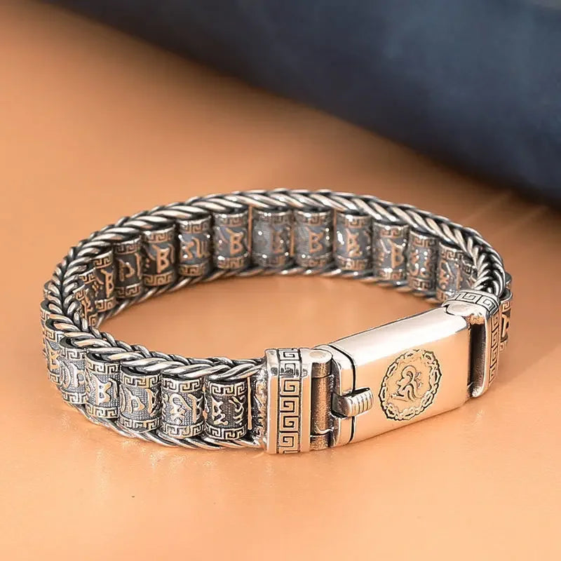 Handmade Lucky Buddhist Scripture Bracelet