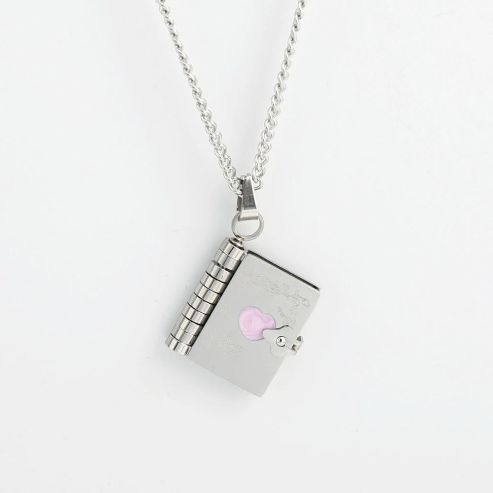 Openable Book Necklace