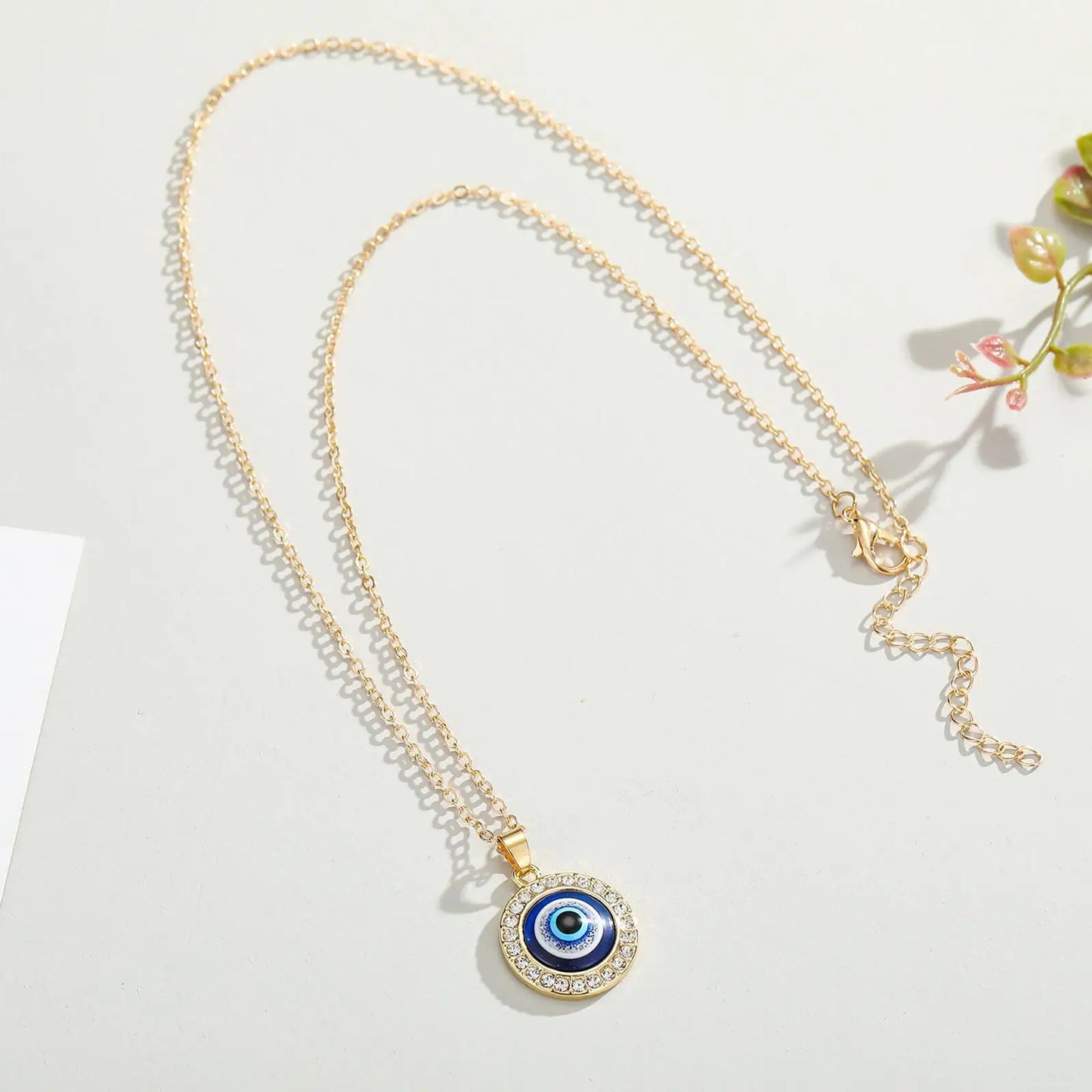 Turkish Evil Eye Pendant Necklace