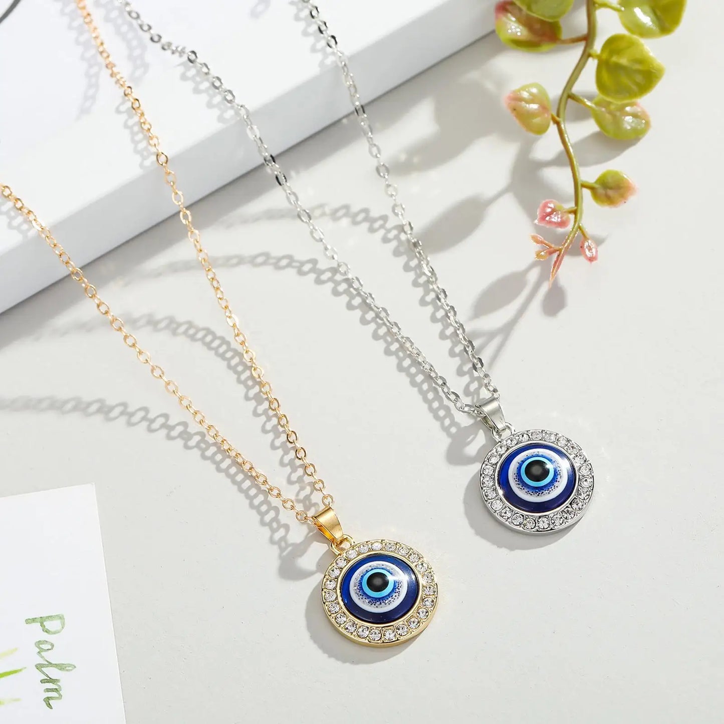 Turkish Evil Eye Pendant Necklace