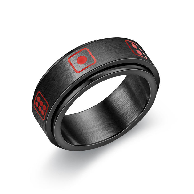 Personality Ring Titanium Steel Hip Hop Simplicity